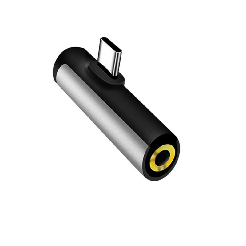 2 en 1 Type C à 3.5mm adaptateur de prise pour écouteurs Aux Audio type-c convertisseur de charge pour Xiaomi Redmi Samsung USB-C connecteur de musique: 05