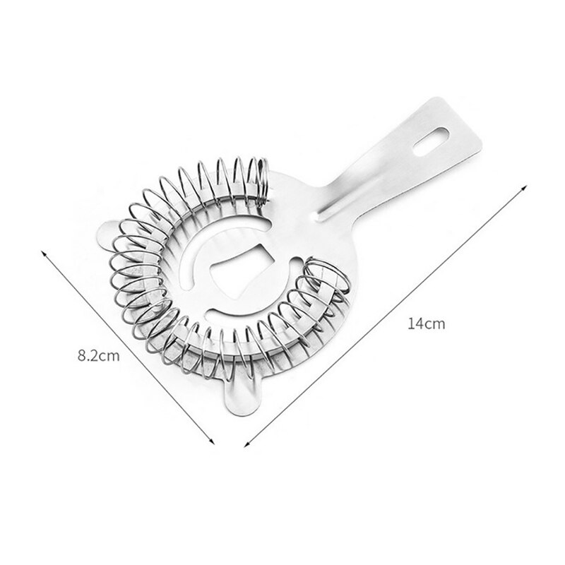 Bar Strainer Sprung Cocktail Strainer Stainless Steel Deluxe Strainer Bar Tools Bar Accessories Home Bars Wine Supplies