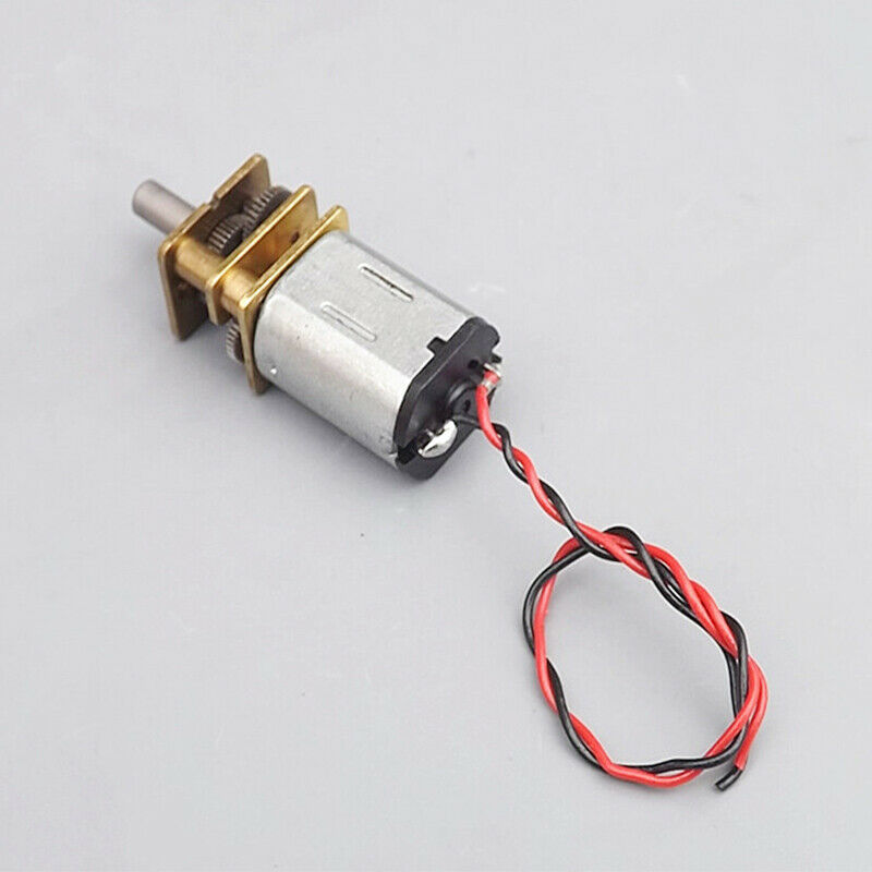 Micro N20 Gear Motor Dc 3V 3.7V 6V 9V 36-108 Rpm Trage Snelheid Miniatuur precisie Metalen Gear Reducer Box Diy Robot 24 Mm * 12 Mm