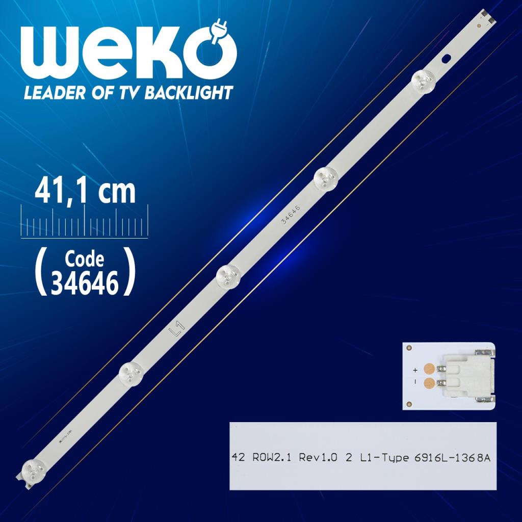 42 ROW2.1 REV1.0 2 L1-TYPE - 42 ROW2.1 REV 0.0 1 L1-TYPE - 41.2 CM 5 LED- (WK-069)
