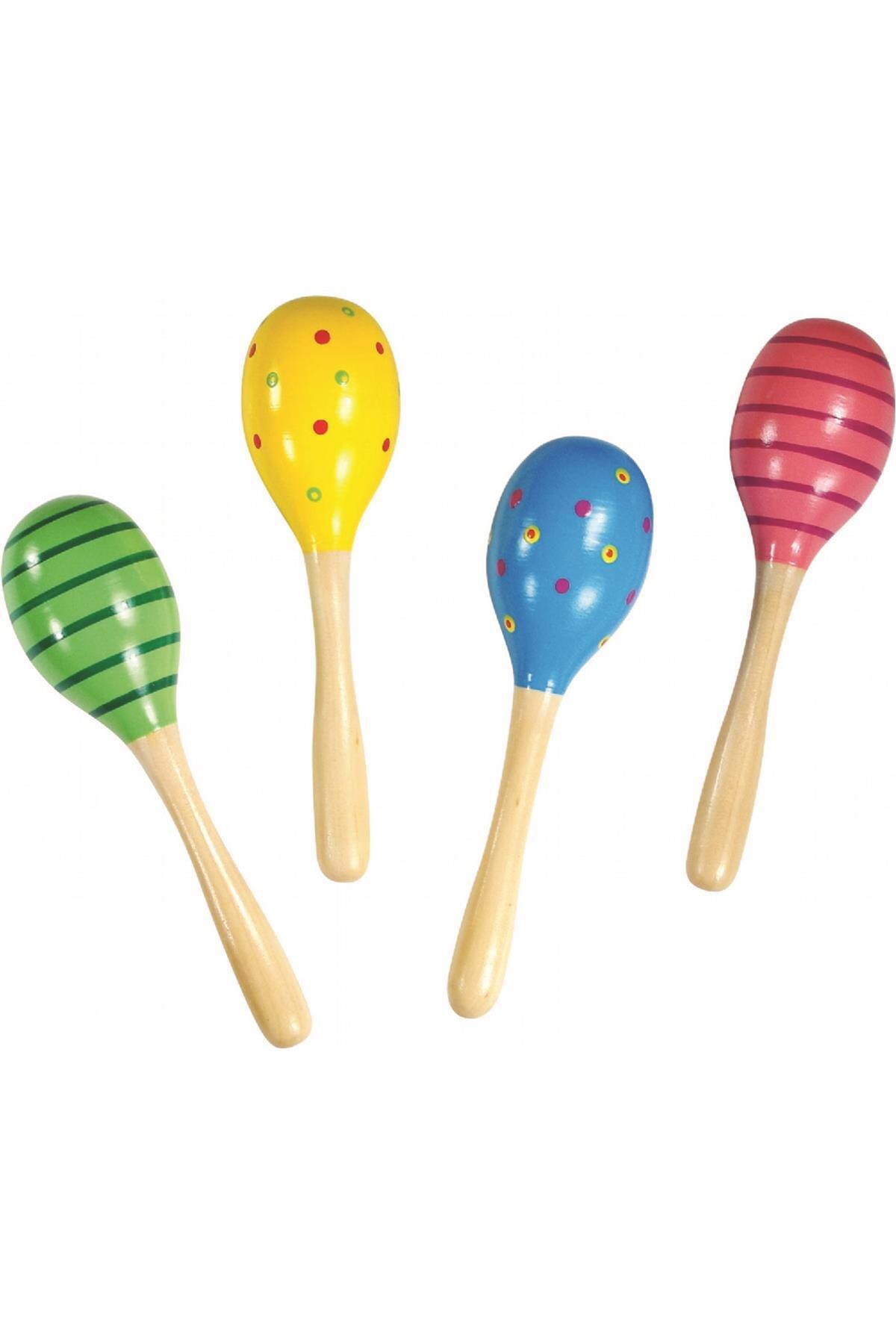 Colorful Wooden Maracas