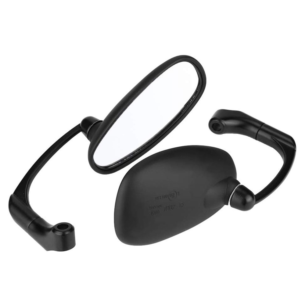 Motorcycle Rearview Side Mirror with 8/10mm Screws Universal Round Retro Modified Motorbike Cafe Racer Rear view Mirrors
