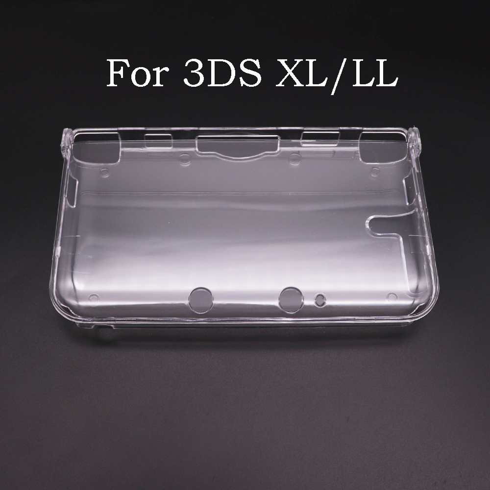 Coque rigide de protection en plastique cristal transparent, housse pour console 2DS, NDSL, DSI, NDSi XL, 3DS XL, 3DS XL LL, 1PC: Bleu