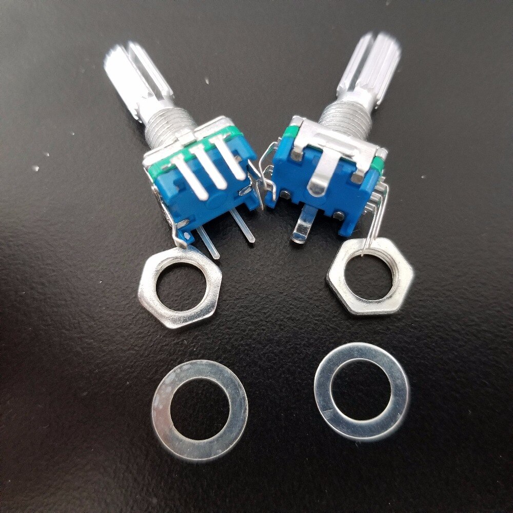 Codeur rotatif en métal avec interrupteur poussoir, modèle G140 EC11 10mA DC5V, 2 pièces/lot, en russie