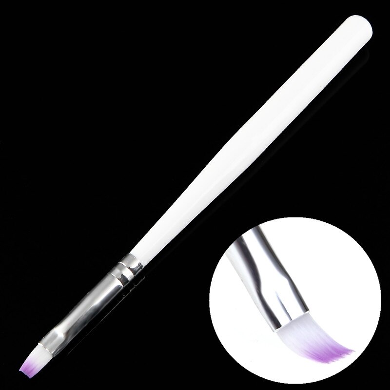 spiker Kunst penn pensel uv gel akryl maleri tegning liner pusse pensel Tips enkelt hvit pol lysterapi penn negle pensel