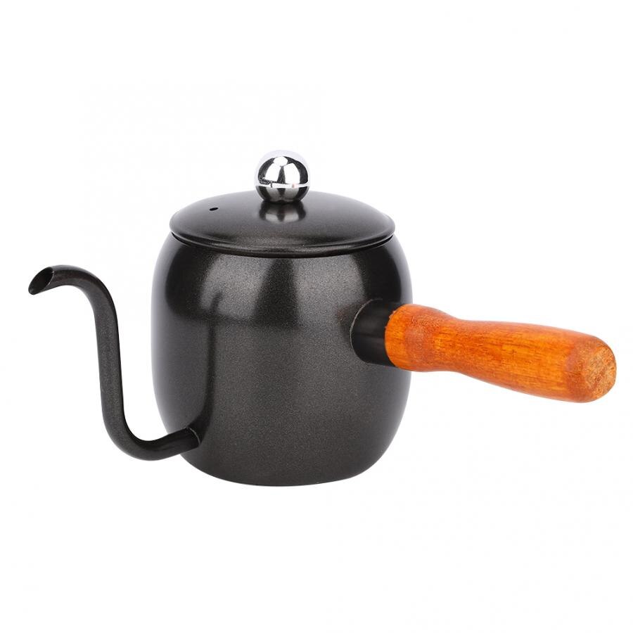 Household 500ml Teapot Long Spout Electrica Kettle Coffe Cafetera Coffee Machine Stainless Steel Coffee Pot Coffee Drip Kettle