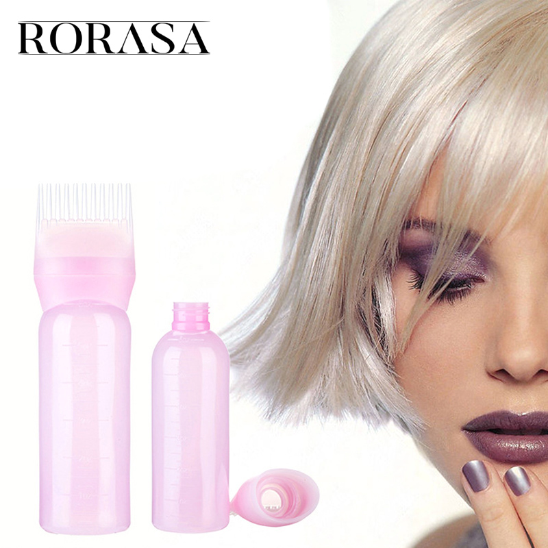1PC Verven Shampoo Fles Olie Kam 120ML Haar Tools Haarverf Applicator Borstel Flessen Styling Tool Haarkleuring