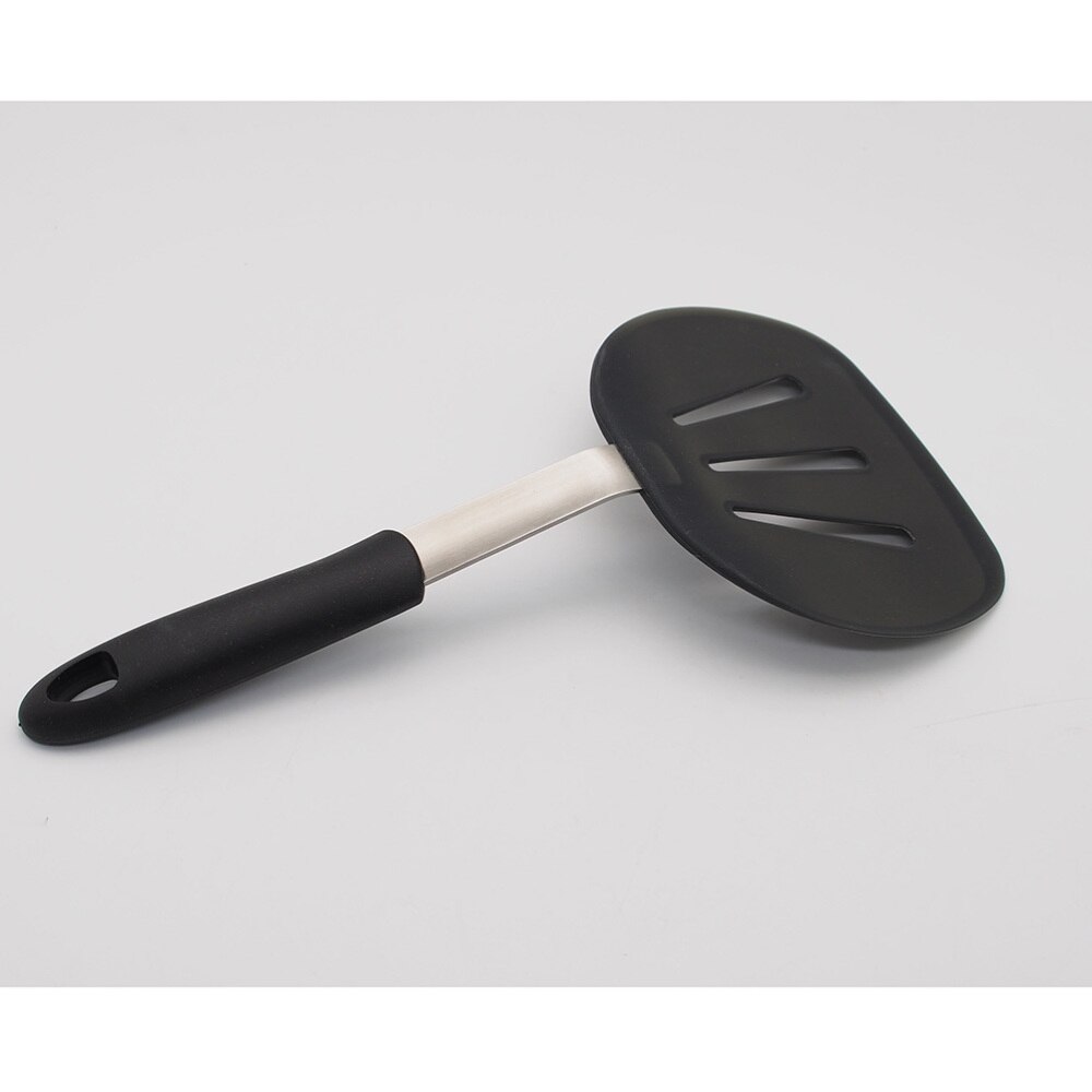 Food Grade Silicone Leakage Shovel Non Stick Meat Frying Steak Pancake Turner Spatula Kitchen Tool