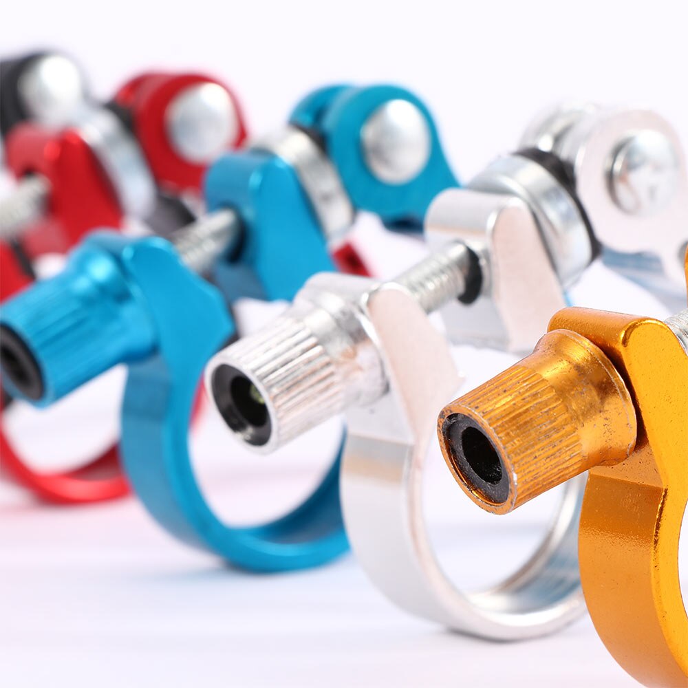 28.6/31.8/34.9Mm Legering Zadelpenklem Quick Mtb Fiets Fietsen Zadel Zadelpenklem Quick Release Spare onderdelen Voor Fietsen