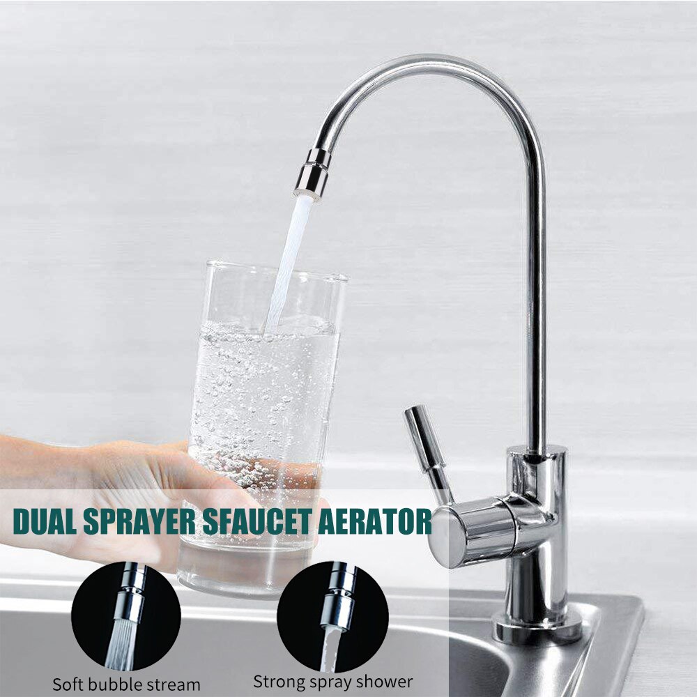 3 Modi Keuken Messing Kraan Sproeikop Nozzle 360 ​​° Draaibare Aanpassing Hogedruk Aanrecht Spray Tap kopen vanaf een prijs van 6.94