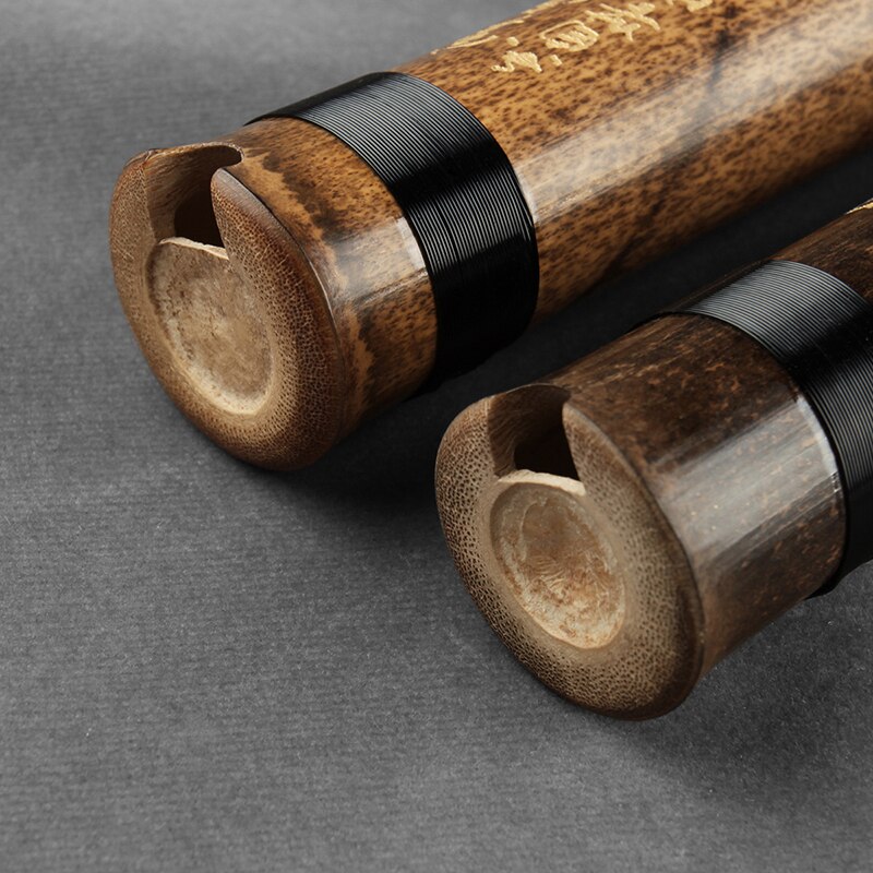Key G F Brown Vertical Bamboo Flute Separable Traditional Chinese Musical Instruments Woodwind Instrument Xiao Flute