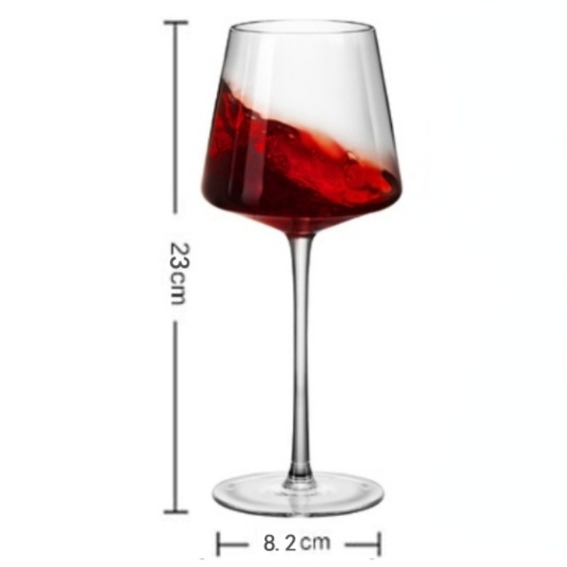 Verre à vin rouge de , 400-500ml, carré, rond, Bar, cave à vin, mariage, , service à boissons scintillantes: Clair