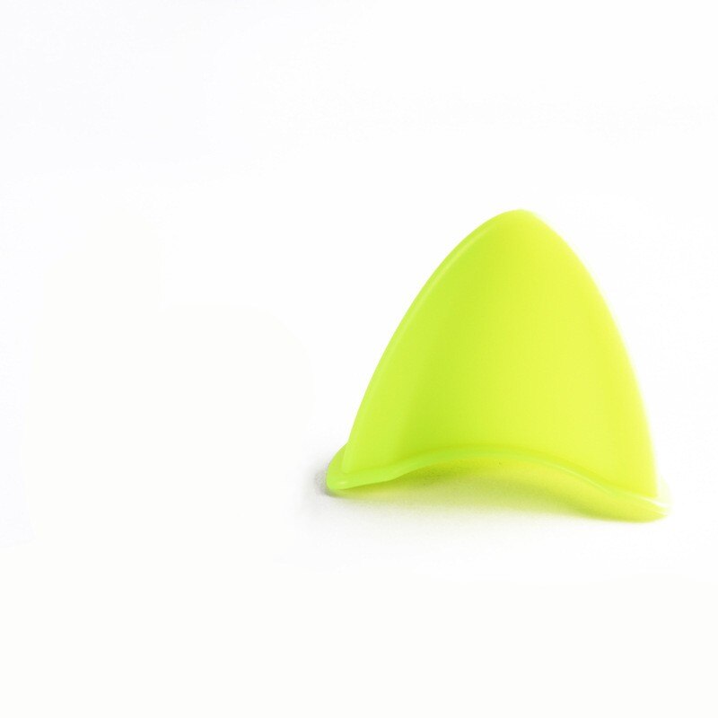 Leuke Motorhelm Kat Oren Universele Elektrische Auto Helm Decoratie Styling Stickers Helm Accessoires: fluorescent green