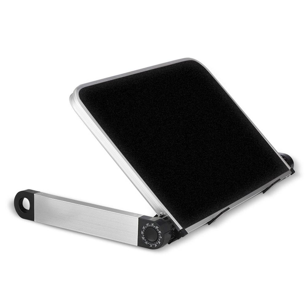 Nova ajustável de alumínio portátil tablet mesa atualização ergonômico portátil cama bandeja suporte de mesa computador portátil notebook mesa suporte: black
