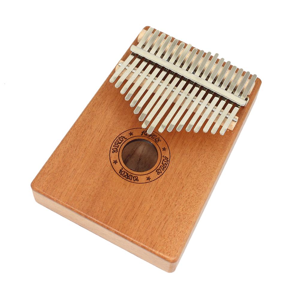 17 Key Kalimba African Solid Pine Mahogany Thumb Finger Piano Sanza Mbira Calimba Play with Guitar Wood Musical Instruments