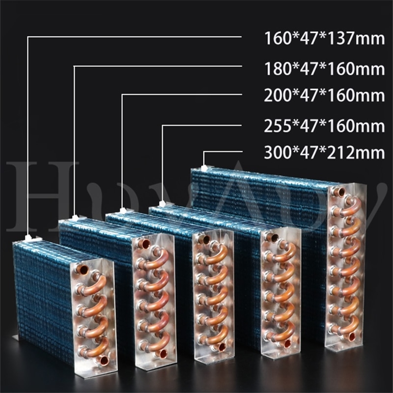 Vriezer Koelkast Condensor Koperen Buis Radiator Koellichaam Zelfgemaakte Kleine Verdamper Koeling Waterkoeling Universele