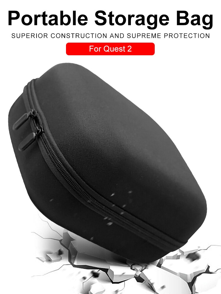 Protable vr tilbehør til oculus quest 2 vr headset rejsetaske eva opbevaringsboks til oculus quest 2 tilbehør