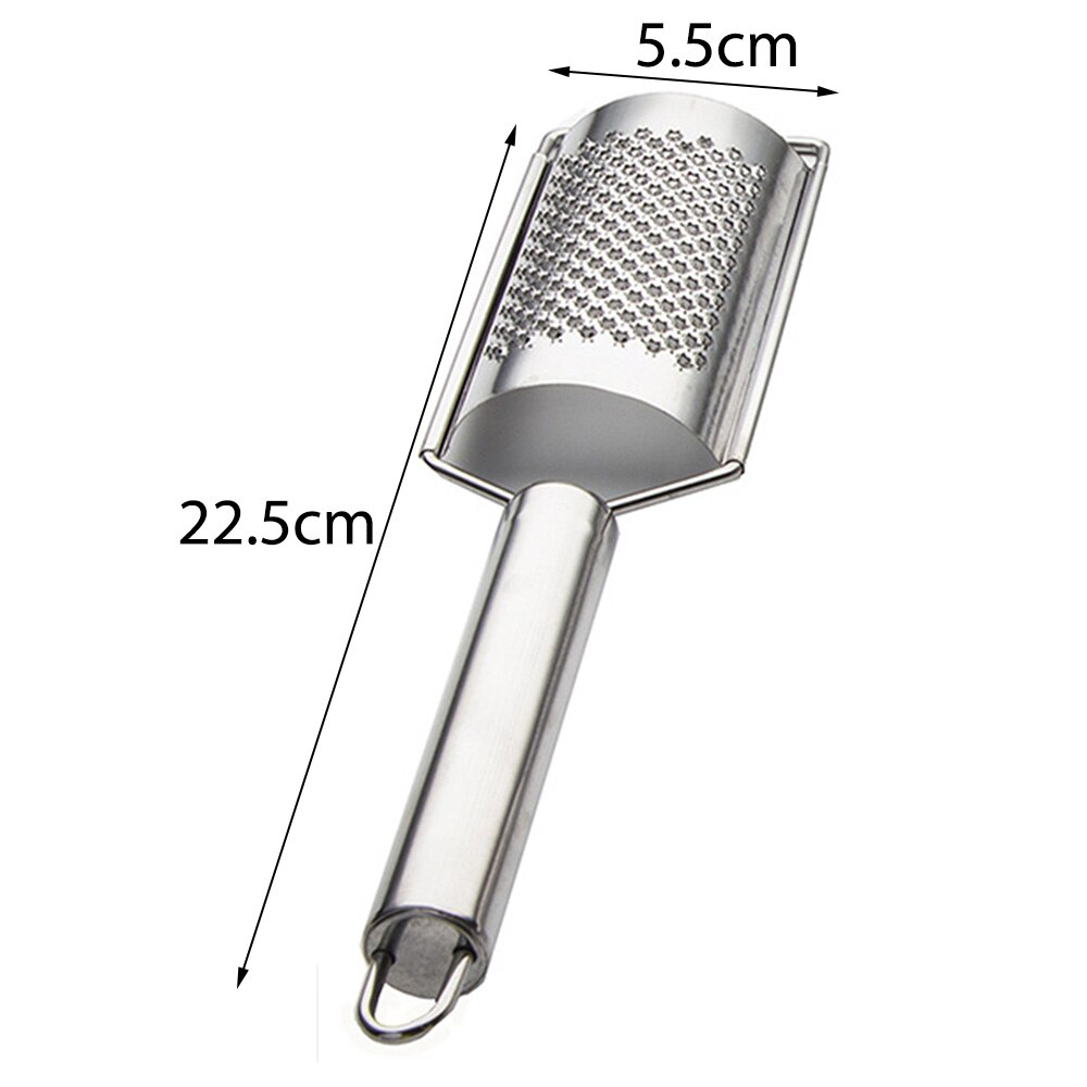 1PCS Stainless Steel Handheld Cheese Grater Multi-purpose Kitchen Food Graters for Cheese Chocolate Butter Fruit Vegetable: D