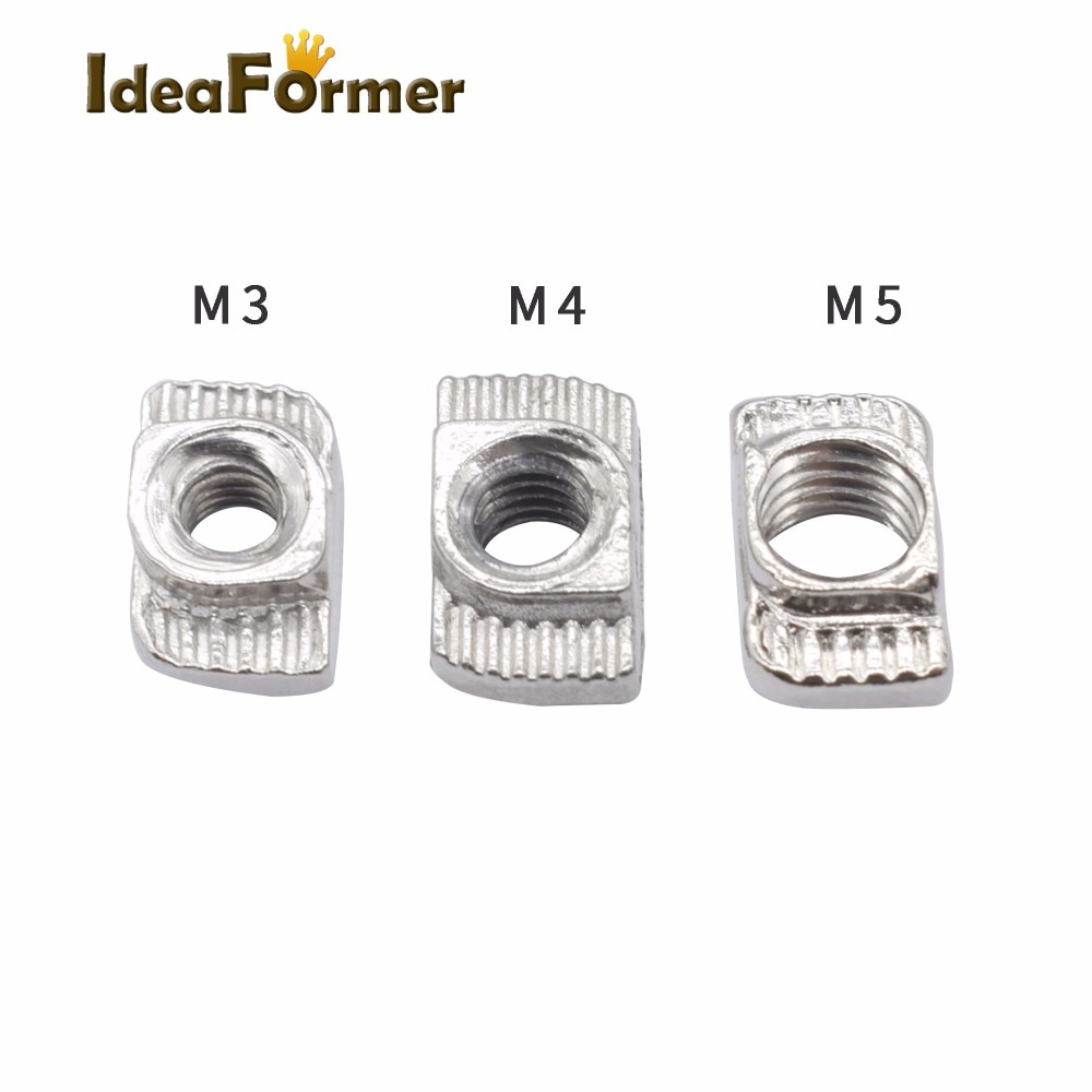 25/50pcs M3 M4 M5 T Slot Hammer Aluminum Nickel Pl... – Vicedeal