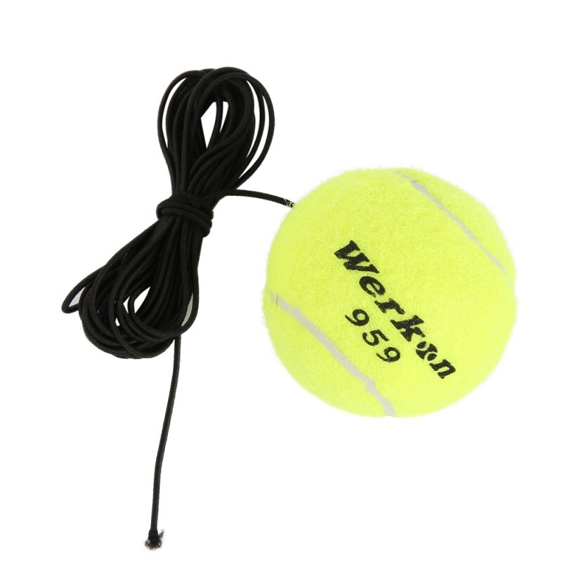 Banda elástica de goma pelota de tenis para entrenamiento principiante entrenador de tenis de 1 Uds