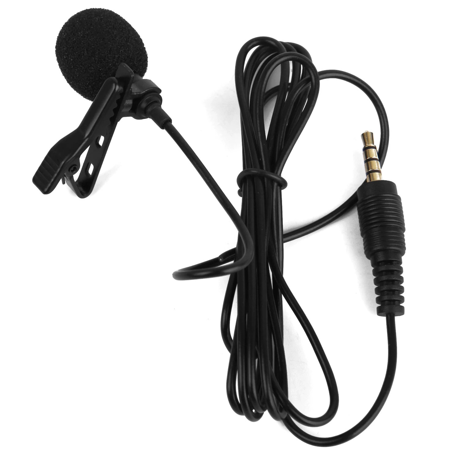 3.5mm Computer Microphones Mini Lavalier Mic Clip-on Lapel PC Microphone For Speaking Singing Speech USB Type C Microphones