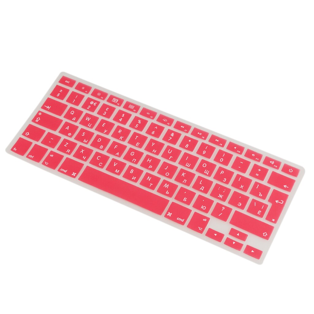 Russian-english Silicone Keyboard Skin Cover Sticker For Computers
