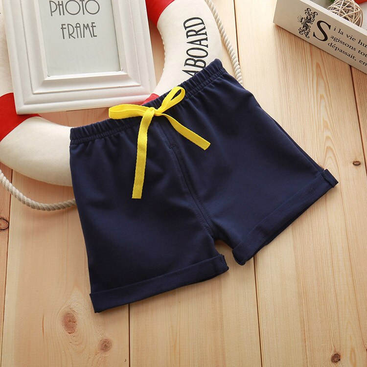 Sommer børn shorts bomuldsshorts til drenge piger mærke shorts småbørn trusser børn strand korte sportsbukser babytøj: D / 6t