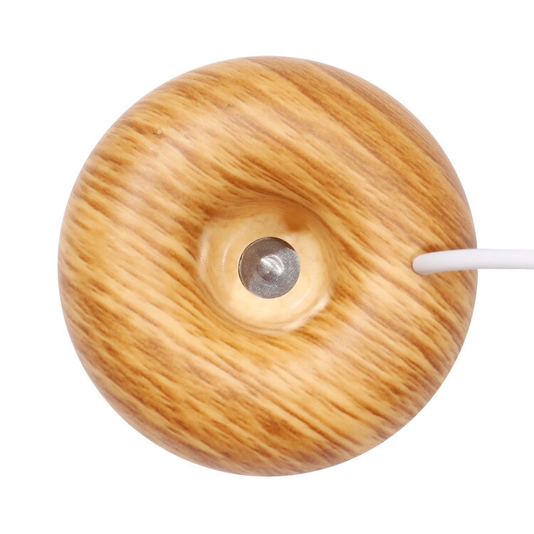 PTMJ-humidificador de aire portátil para oficina y hogar, minidifusor de aceites esenciales, purificador USB, fabricante de niebla: Wood Grain