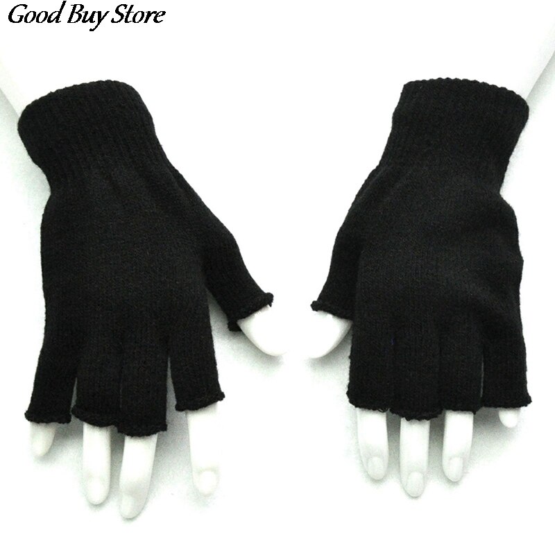 Kids Child School Knitwear Mittens Casual Cute Gloves Children Knitted Gloves Winter Autumn Fingerless Keyboard Gloves