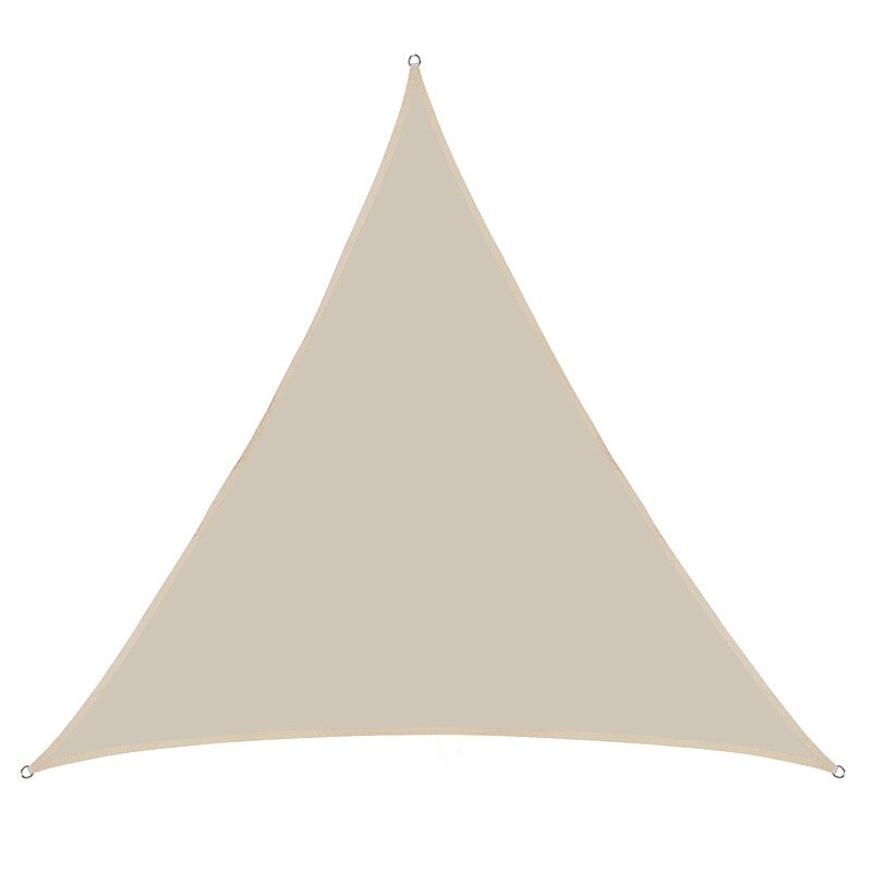 Triangle Shade Sail Shade Cloth Sunscreen Garden Swimming Pool Outdoor Courtyard Oxford cloth Waterproof Durability Multicolor: beige