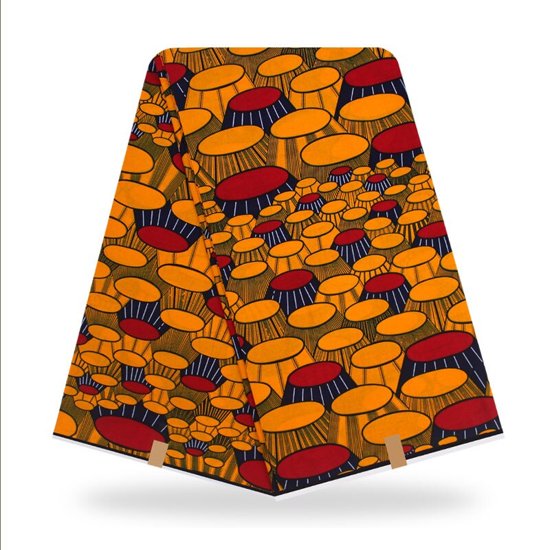 Stampe africane Tessuto di cotone Cera Reale 6Iarda patchwork di Tessuto ankara Tessuto per Abiti da sposa Materiali di Cucito