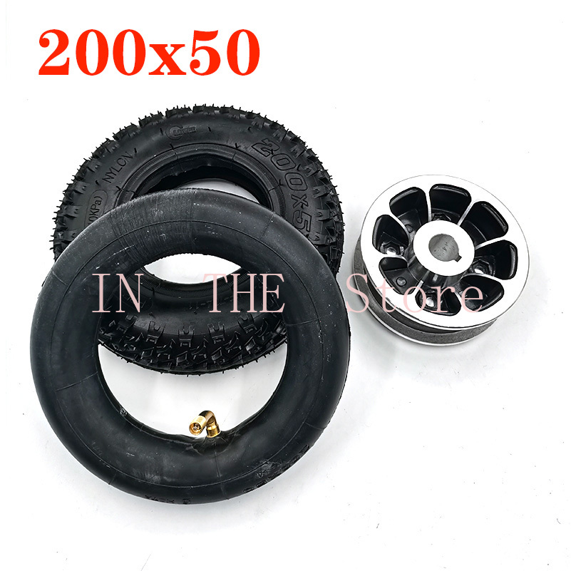 200X50 Elektrische Scooter Band Wheelcenter Axishub 8 &quot;Scooter Band Aluminium Wiel Luchtband Elektrische