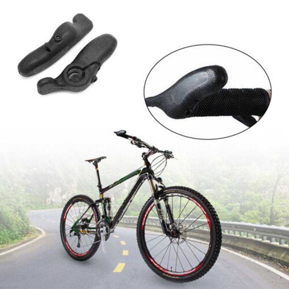 MTB Fahrrad Hörner Griffe Anti-Schleudern Ergonomische Fahrrad Griffe Fahrrad Bar endet Lenker Gummi drücken Auf Fahrrad Teile Radfahren griffe