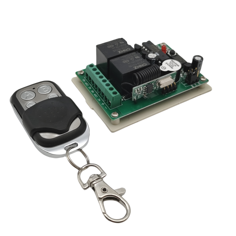 Universal 433mhz 2-channel 12v dc Two-way Wireless Radio Remote Control Transmitter And Receiver: GRAY