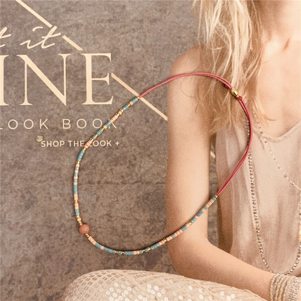 Go2boho Miyuki Bracciale con perline Pietra di moda Gioielli con perle Perline Gioielli Braccialetti semplici vintage Pulsera di alta qualità