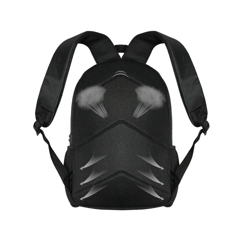 Grand Sac à Dos Plein Sport - Logo Imprimé - Noir - Taille Unique (55x30x18cm) - Neuf Avec étiquettes
