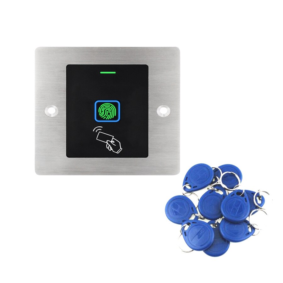 Wasserdicht Fingerabdruck Zugriff Kontrolle RFID Elektronische Türöffner System Energie schalter Optional