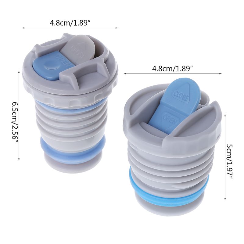 4.4cm/4.5cm vakuumkolvlock termoskydd bärbara universella resemuggstillbehör
