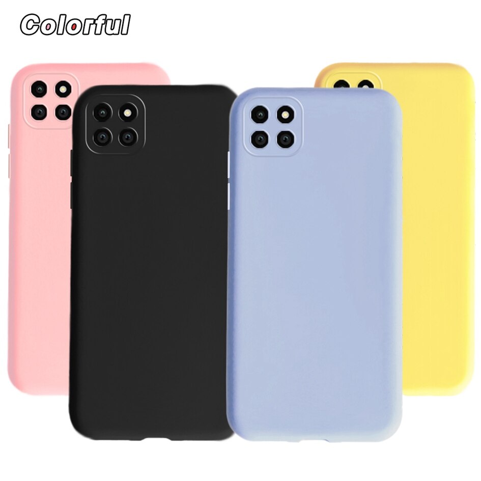 Funda de silicona para Samsung A22 SM-A226B, carcasa para Samsung A22 5G, Galaxy A22 A 22 , carcasa de TPU caramelo mate Coque de 6,6"
