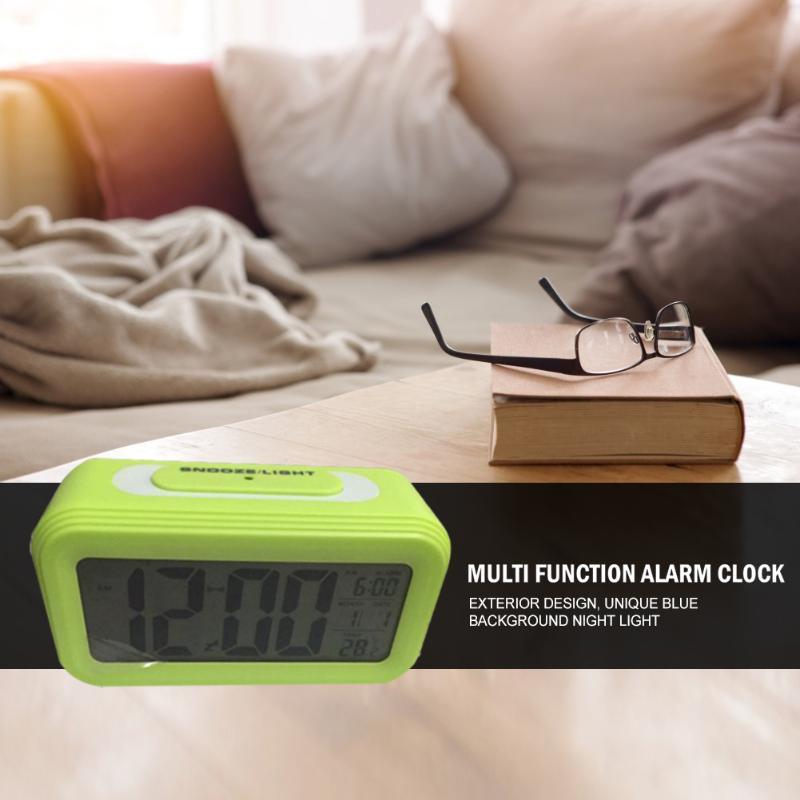 Alarm Clock Large Display With Calendar For Home Office Table Clock Snooze Electronic Kids Clock LED Desktop Digital Clocks