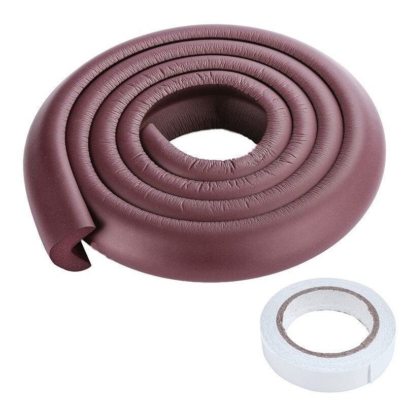 2 stuks 2m kinderbeschermingsstrips voor op de tafel, babyveiligheidsproducten, glazen rand voor meubels, horror crash bar hoek, schuimbumper, kleur