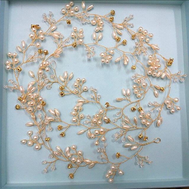 wreath girl headband princess tiara crown decoration bride bridesmaid wedding photography photo headdress: Imitation Rhodium Plated