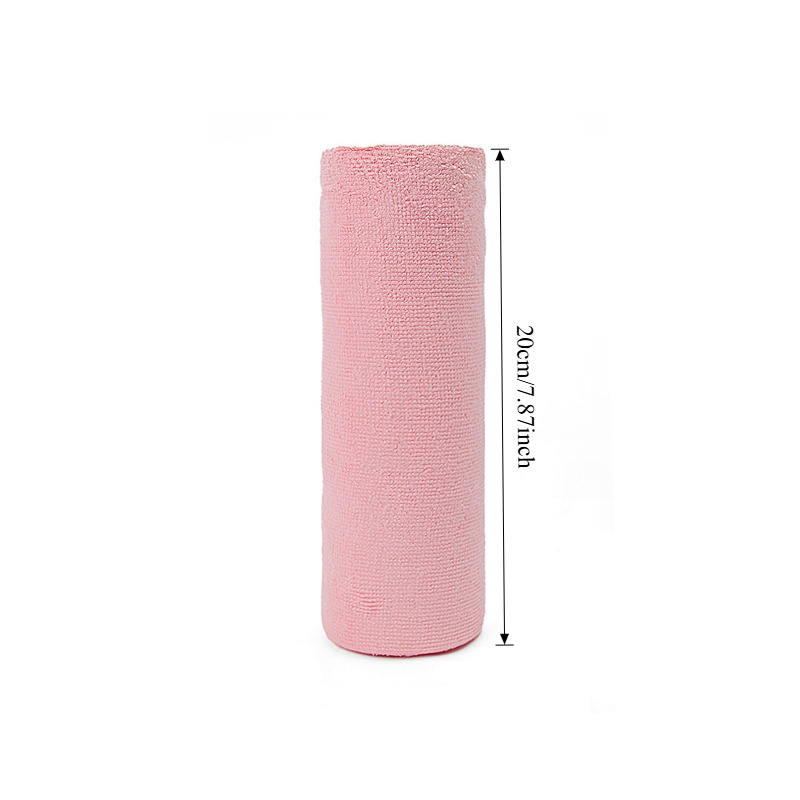 Reusable Cleaning Wipe Household Kitchen Cloth Microfiber Towel Rolls Dish Rags Wash Paper Towel Replacement 1 Roll of 20 Sheets: Chocolate