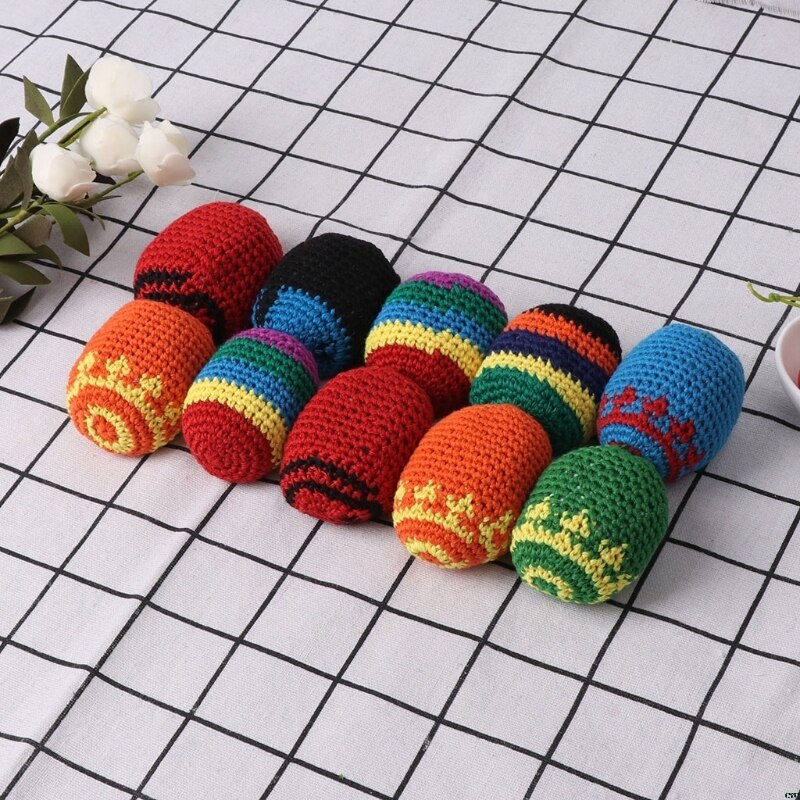 Handmade Sacks Footbag Toy Balls Magic Juggling Ball Kid Outdoor Toy Soft Ball