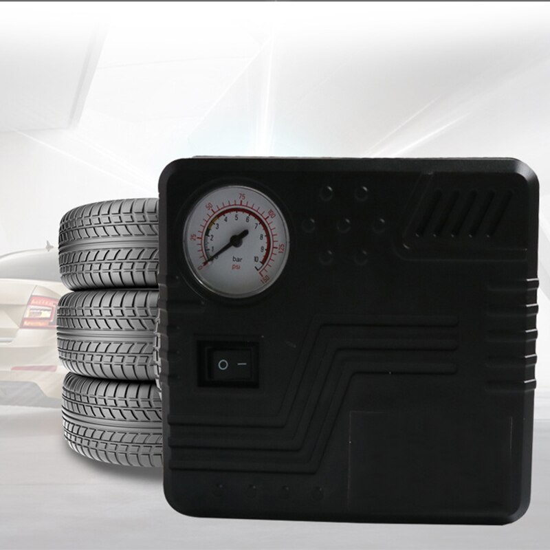 Bærbar luftkompressorpumpe 150 psi -dc 12v automatisk dækpumpemåler bilpumpe med analog skærm, te -0d