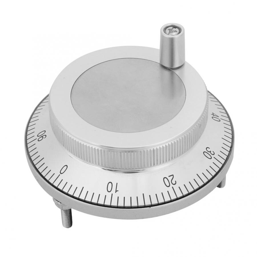 80mm 6Pin 5V CNC Pulser Handwheel 100PPR Manual Pulse Generator Encoder