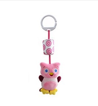 Sozzy Top Kinder Spielzeug, kinder weihnachten weiche Tiere bett auto Hängen Ring Glocke Rassel 20% Off: A owl