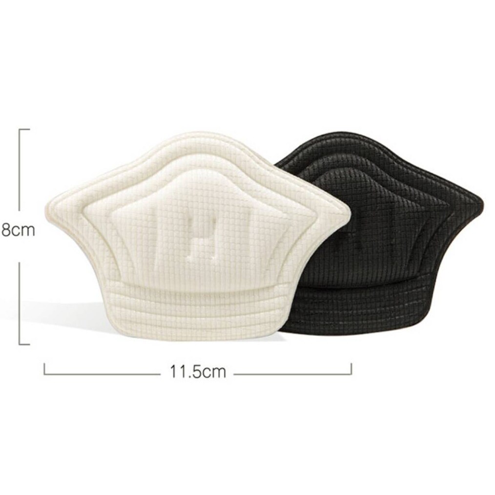 Adesivos de calcanhar para sapatos esportivos, redutor de tamanho, forro de calcanhar, protetor de dor, patch para alívio de dor, palmilha de cuidados com os pés, 1 par