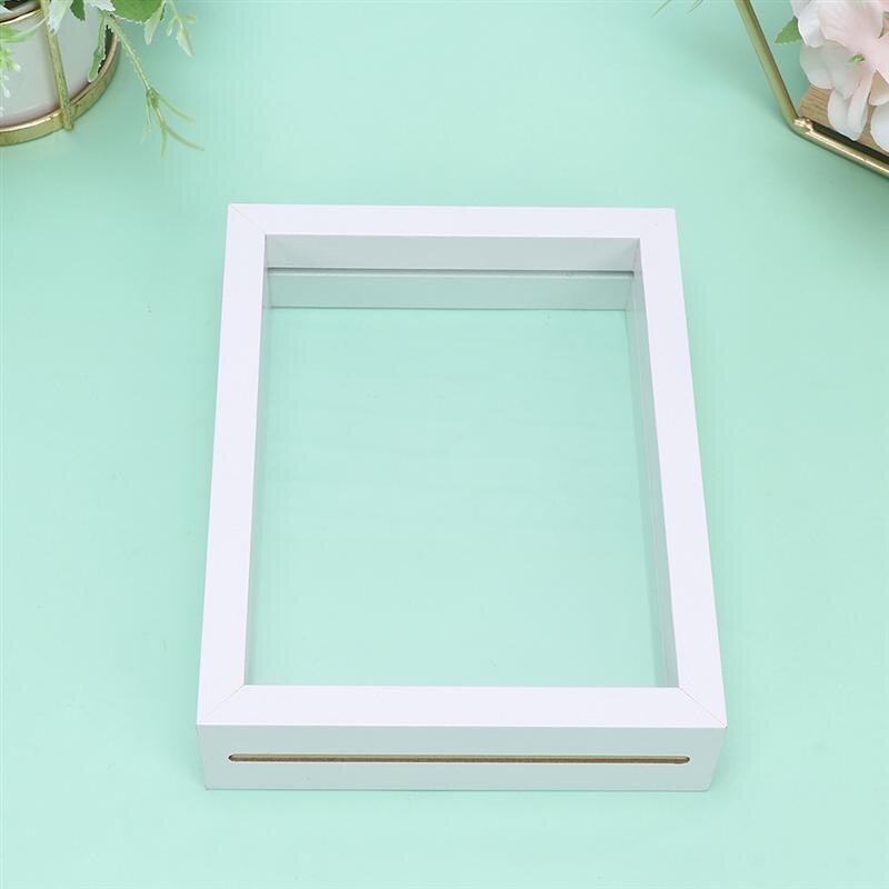 Double Sided Glass Photo Frame Transparent Specimen Clip Picture Frame