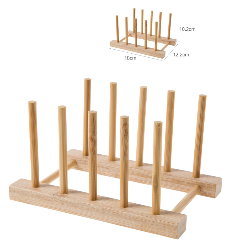 Vanzlife Bamboe Plaat Wateroverlast Veroorzaakt Door Overmatige Regenval Rack Plaat Schotel Dragen Glas Planken Ontvangen Rack Plank